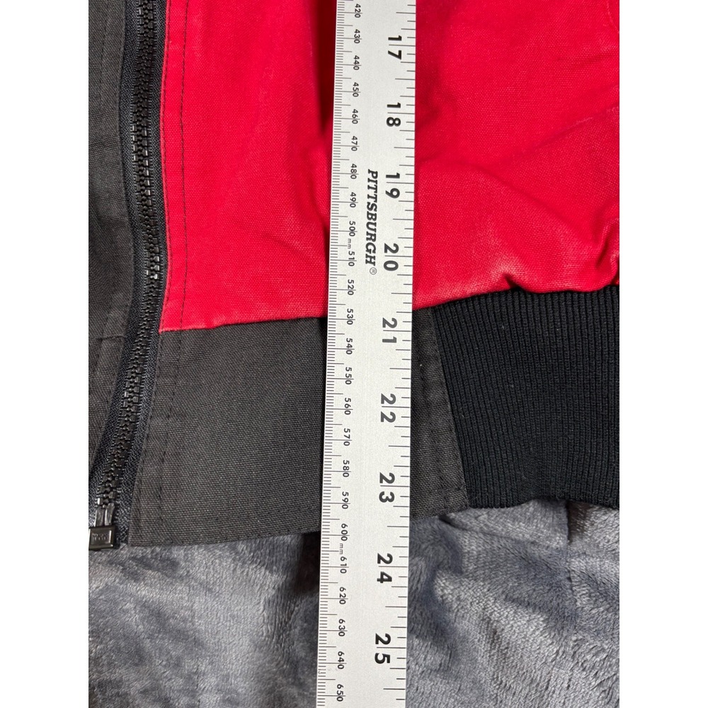 Vintage Bee-Wild Award Design Apparel Bomber Jacket Red Black Ballerina Womens S - Picture 9 of 11